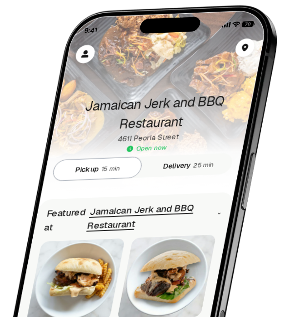 Jamaican Jerk and BBQ Restaurant app preview